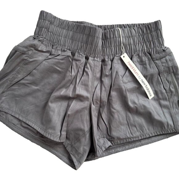 Heidi Klum for New Balance Track Sport Run Shorts Taupe ( M ) - Picture 1 of 3